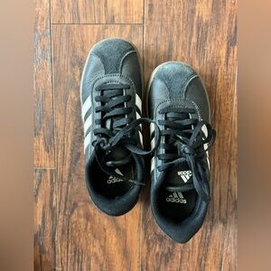 Adidas Kids Black and White Sneakers